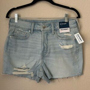 Old Navy Light Blue OG Straight Denim Shorts. NWT 3” inseam